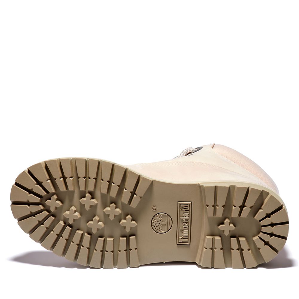 Botas Feminino - Timberland 6-Inch Heritage Impermeavel - CTRUW4628 - Rosa